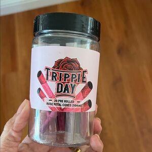 Tripple Day Rose Petal Cones Jar